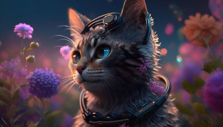 Starlight Whiskers – Cosmic-Fantasy Feline